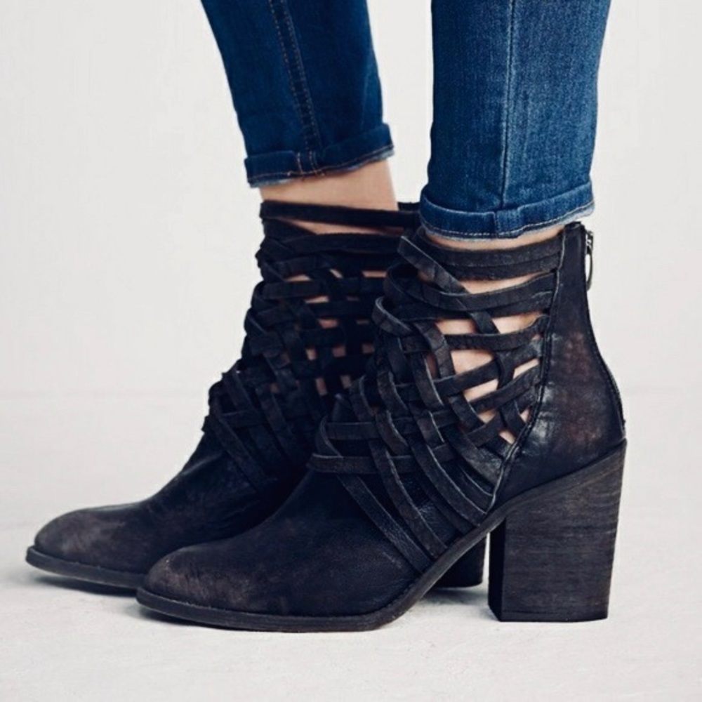 Free People Carrera Bootie in Black